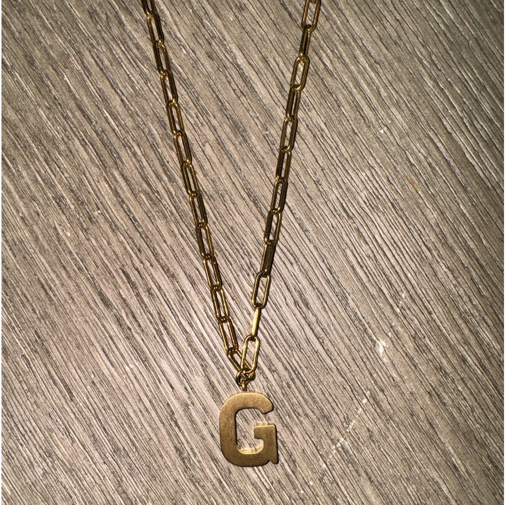 Kate Spade letter G authentic necklace NWT